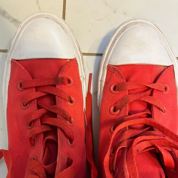 Converse Chuck Taylor 11 High Top Red Sz 8 - Picture 7 of 11